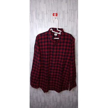 Flannel Uniqlo Pria