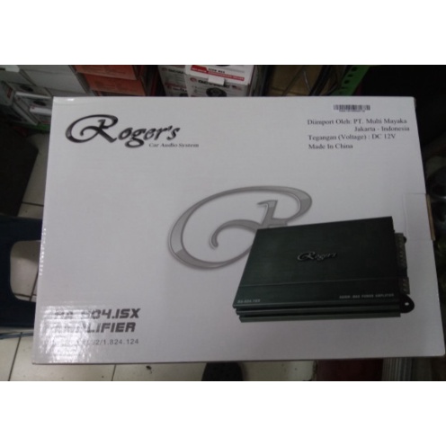 Dijual power 4 channel rogers by alpine Berkualitas