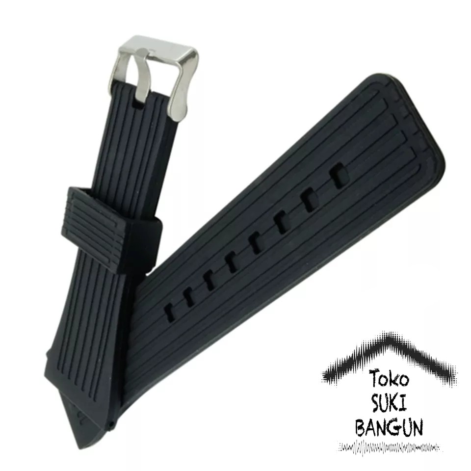 TALI JAM 30mm Rubber Big LINE STRIP Silicone Watch Band Strap