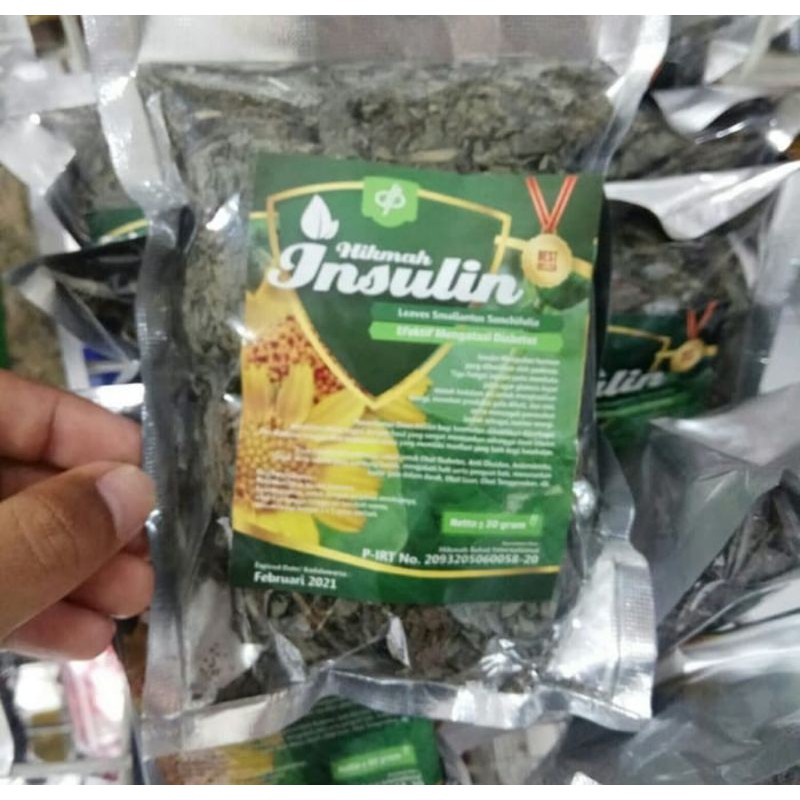 Jual Teh Daun Insulin Awur Serbuk Hikmah Herbal Shopee Indonesia