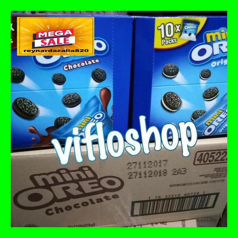 

Chrnar Grosir & Eceran Biskuit Oreo Mini Original & Chocolate Box (10 X 23 Gr - Chocolate Chch50D