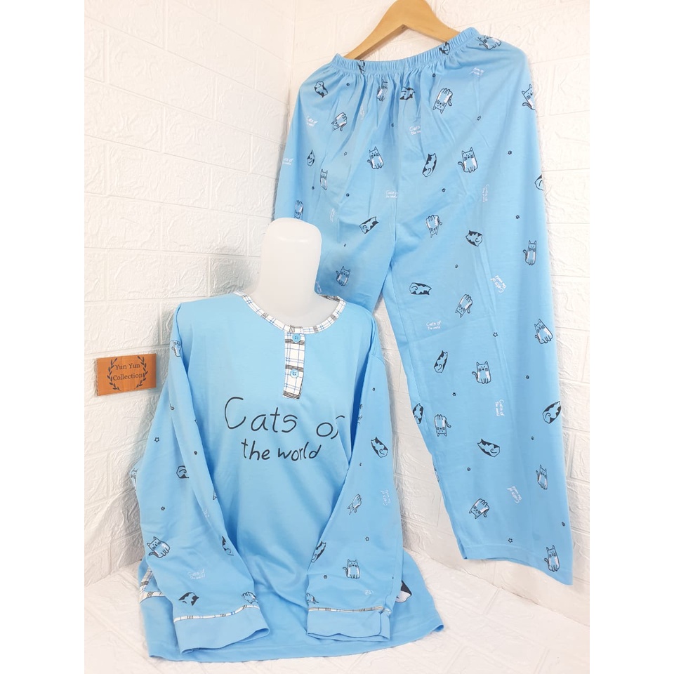 baju tidur wanita tessa PP import bahan adem dan tebal 302-1