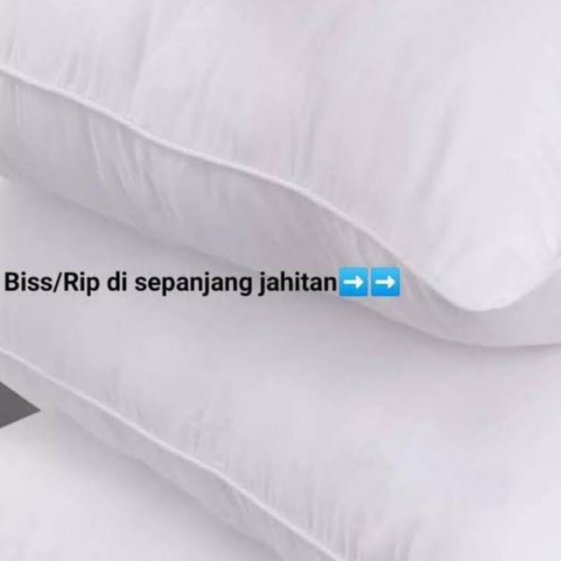 Bantal Guling Set Kirana Hollow Silikonized Fiber Bantal Tidur Kepala Hotel Mikrofiber