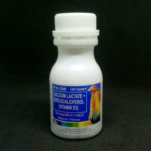 calcium lactate vitamin ayam - obat kalek ayam tarung - kalsium laktate - calcium lactate ayam dan b
