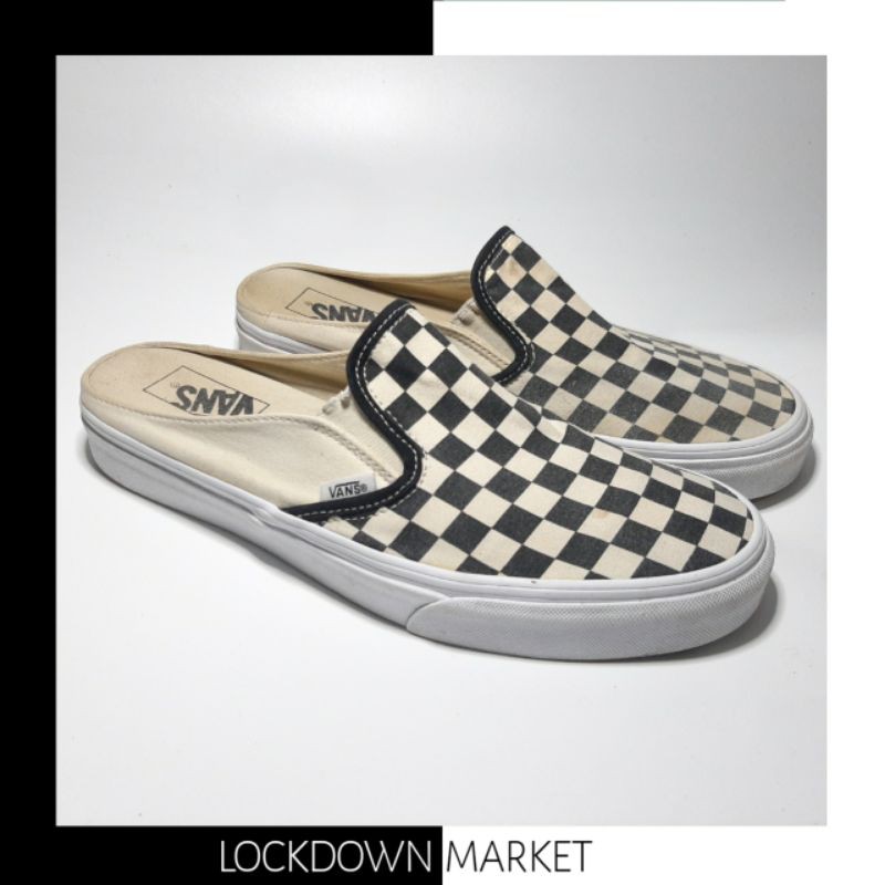 VANS SLIP ON MULE CHECKERBOARD SECOND ORIGINAL