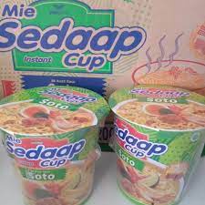 

NOODLES/MIE INSTANT SEDAP CUP RASA SOTO KEMASAN DUS ISI 12 PCS