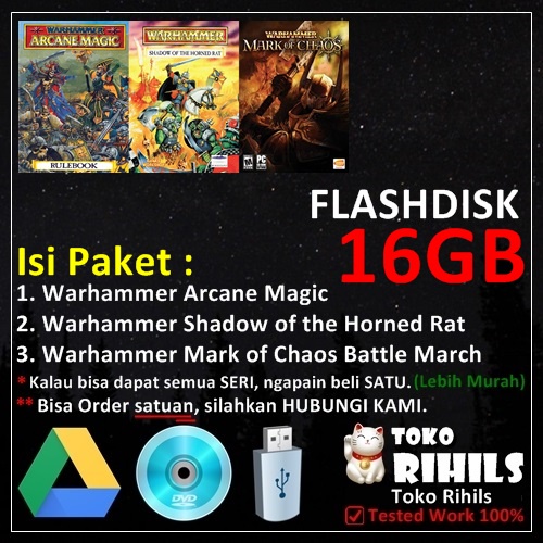 Warhammer Paket Isi 3 Game PC Laptop