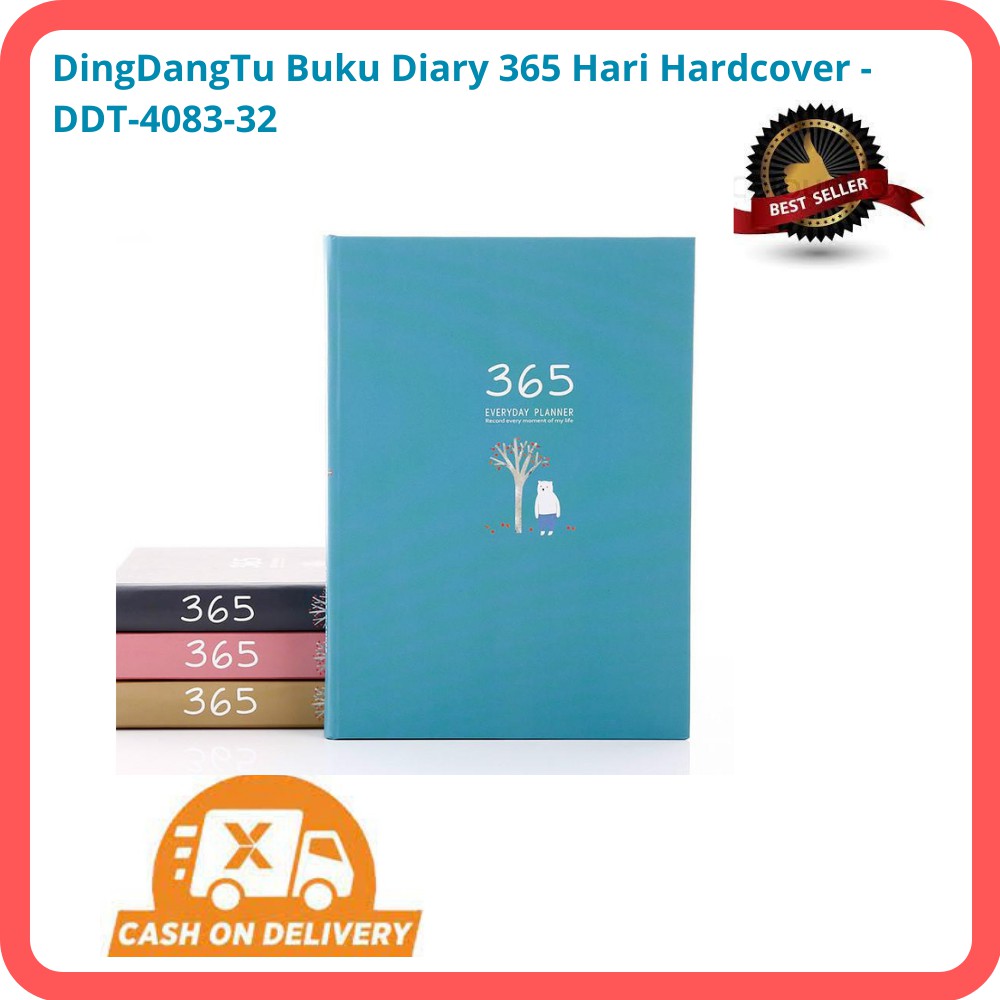 

Buku Tulis HARDCOVER 365 Hari untuk Diary