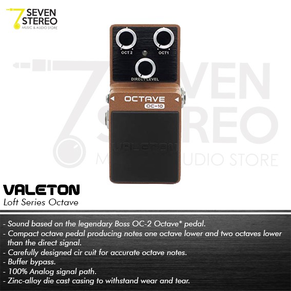 Valeton OC-10 Octave Pedal Effect