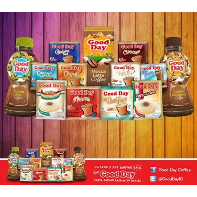 

Good Day 3 in 1 instant Coffee 20gr isi 5 sachet