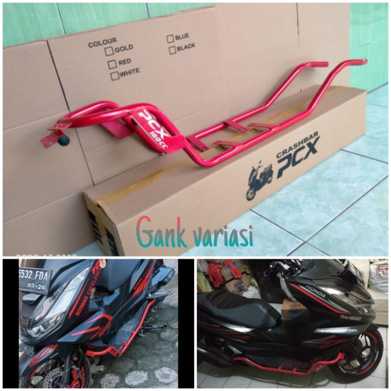 Crashbar Tubular Honda Pcx 160 Abs Cbs, Pelindung Body Samping Pcx 160