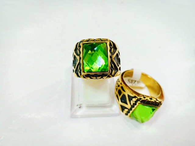 Cincin titanium / cincin cowok/ cincin permata