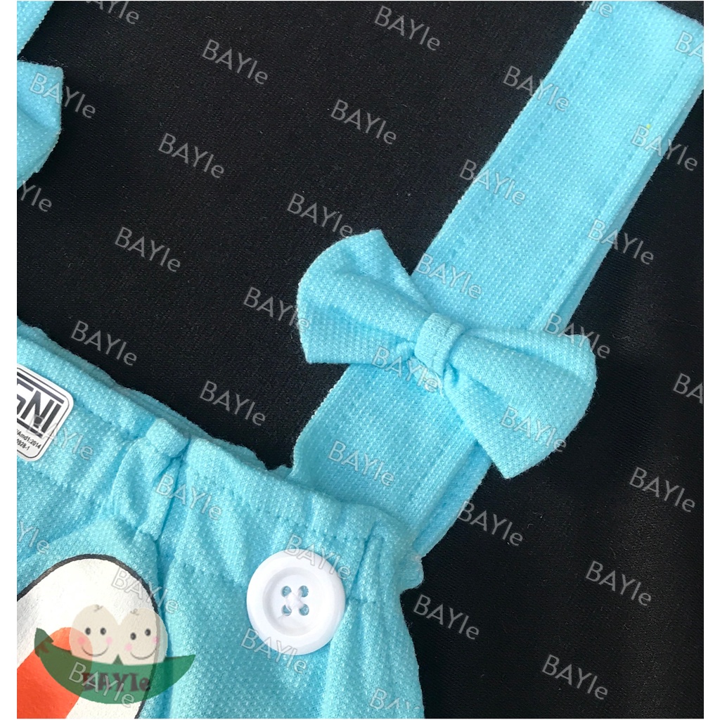 BAYIe - Setelan Baju Anak/Bayi Perempuan Cewek model Jumper/Romper/Hansop motif RABBIT LITTLE SNI umur 3-12 bulan