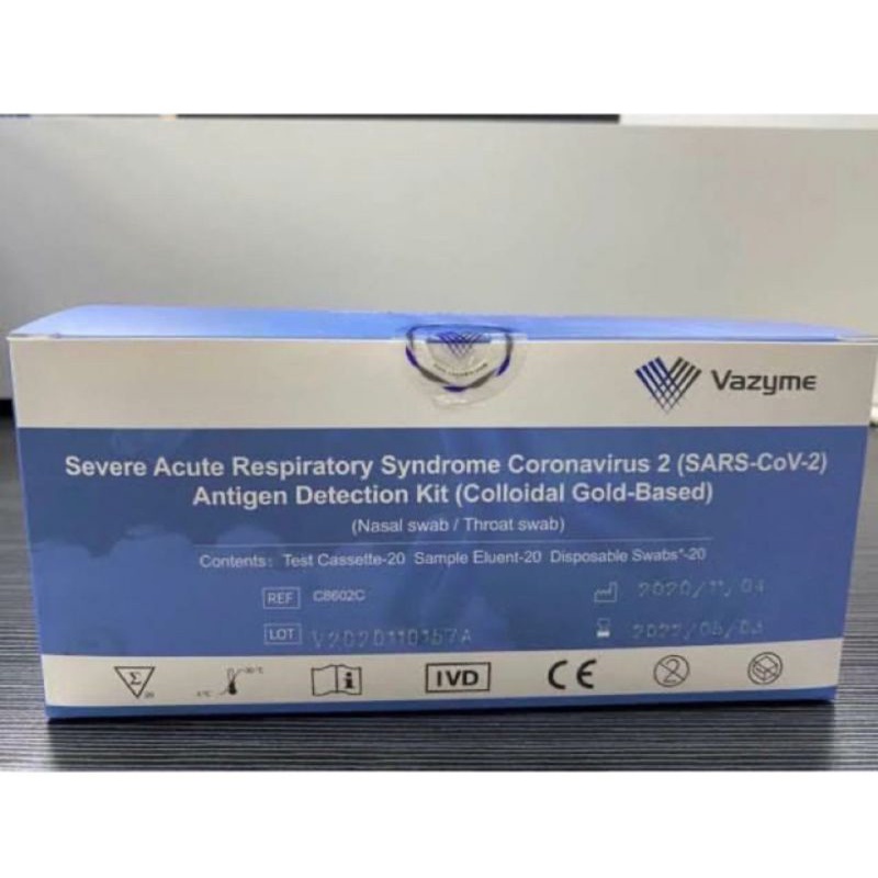 Alat Swab Antigen Vazyme Corona Virus 2 Izin Resmi Kemenkes RI. 1 Box isi 20pcs
