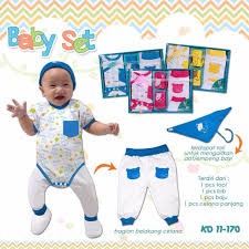 Kiddy 11170 babyset jumper kado lahiran baju set bayi