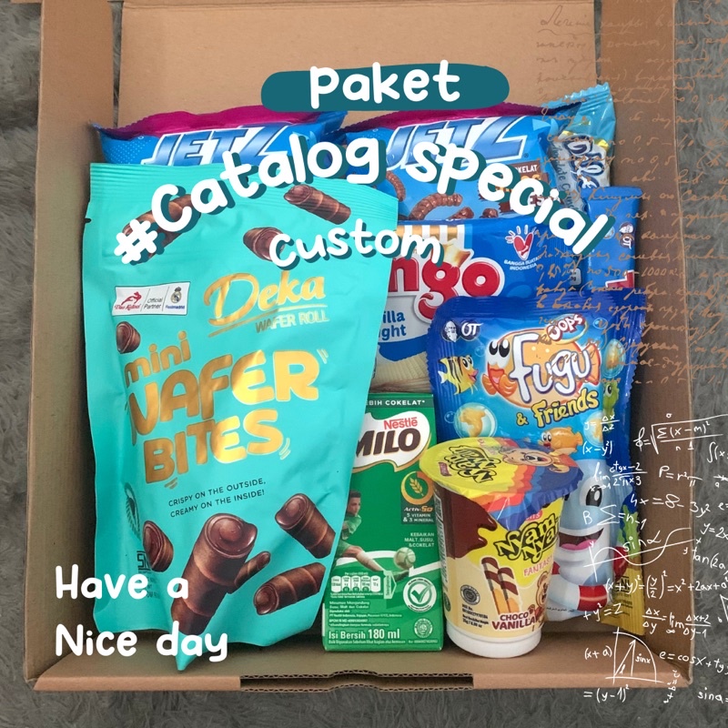 

Snack Box Biru Custom