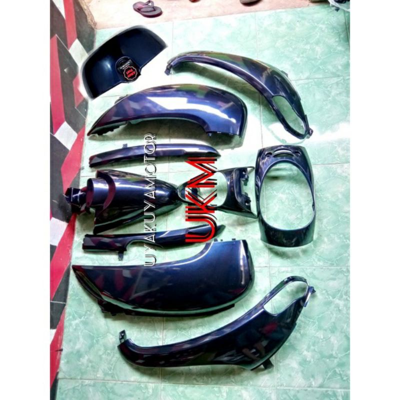 full body halus scoopy fi biru dongker 2013-2016