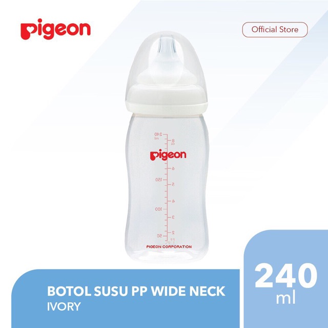 Botol Susu Pigeon PP Wide Neck 240ml