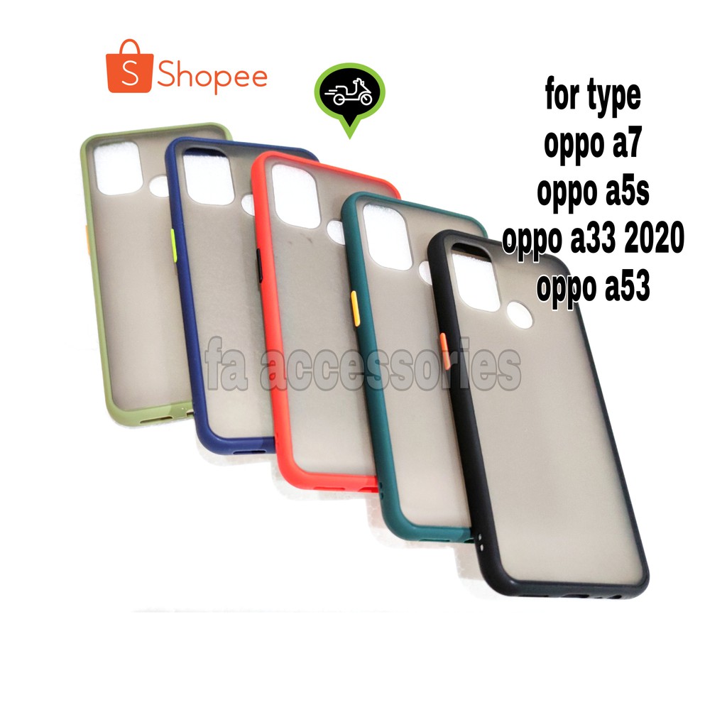 Phone soft Case OPPO A7 a53 A54 A33 2020 softcase casing shock proof