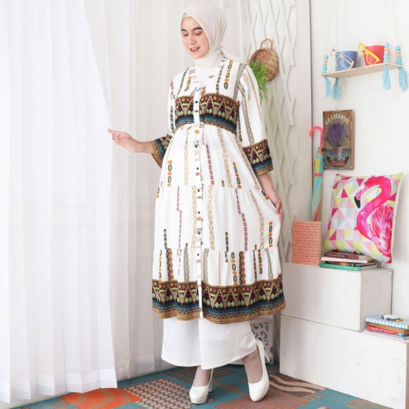 DRESS ETNIK BOHEMIAN (IMPORT)