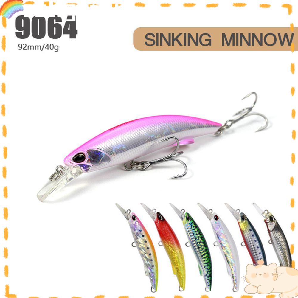 Solighter Umpan Pancing Crankbait Bentuk Ikan Kecil 92mm / 40g Untuk Musim Dingin