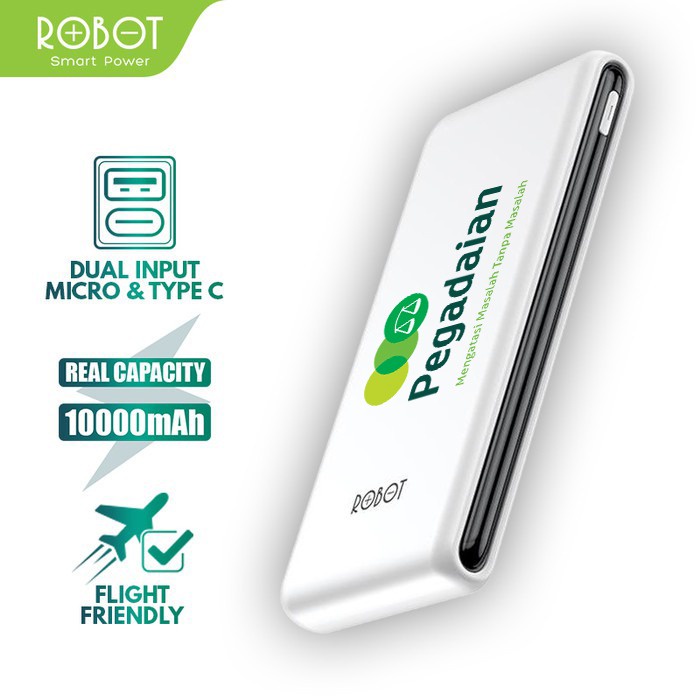 Powerbank Robot RT 180 Custom Gambar atau Logo 10.000mAh