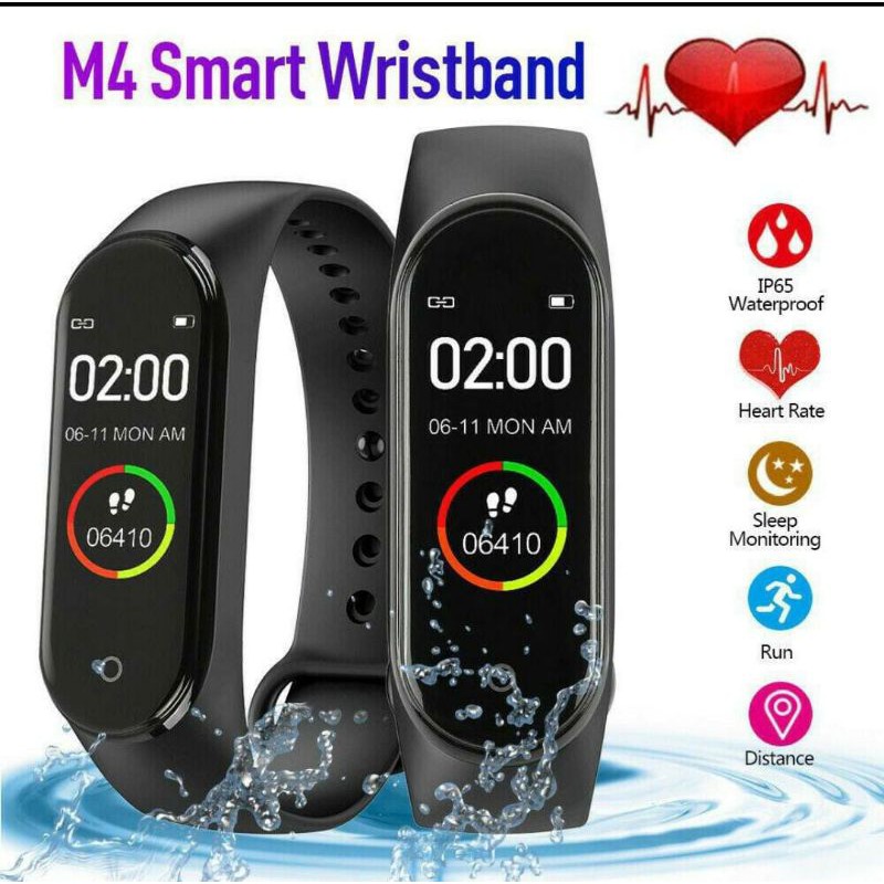 JAM SMARTWATCH JAM M4 TERBARU JAM KEREN PRIA BISA COD✓