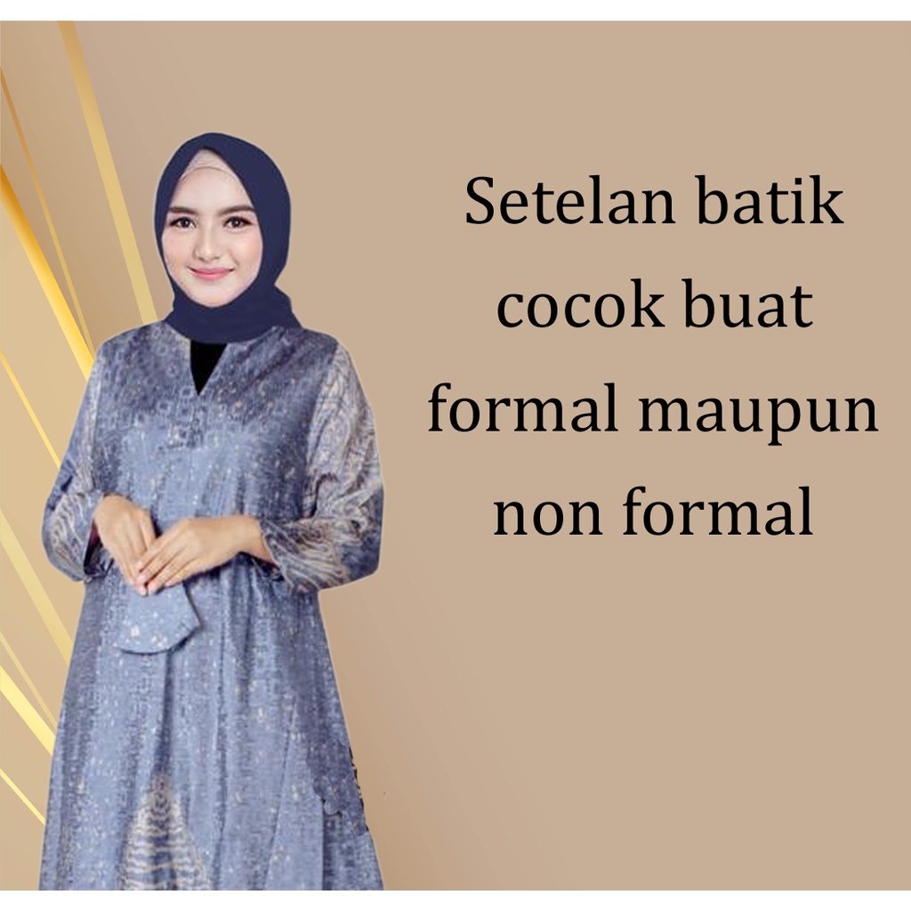 Setelan rok batik
