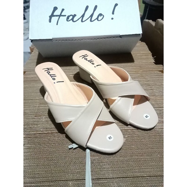 Hello Hells Sandal High Hills Cewek Hak Tinggi 5cm (Hello Soraya)