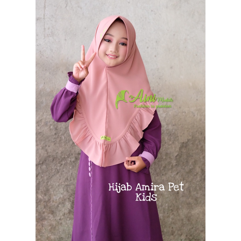 Hijab anak amira pet // Hijab Aini Modiste// Terbaru