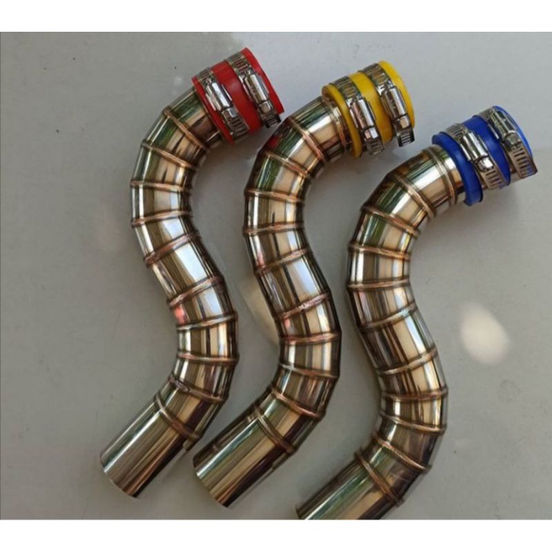 Velocity air intake stainless + karet vario 125/150 pcx 150. 38 mm Termurah