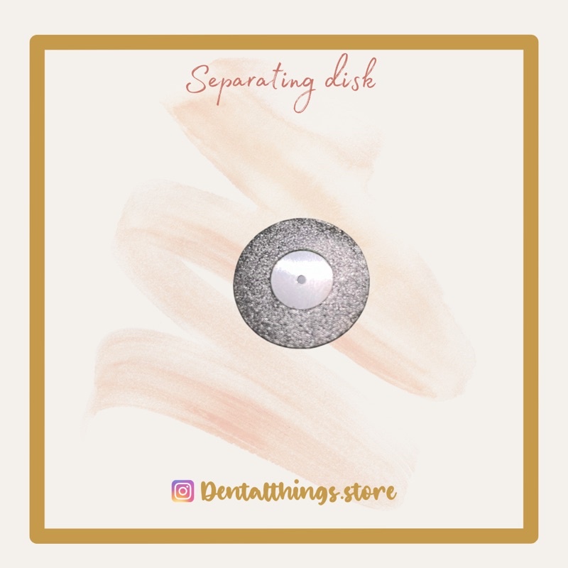 Dental bur separating disk tanpa mandrill / bur pemisah / bor pemotong gigi dan veneer tanpa ganggan