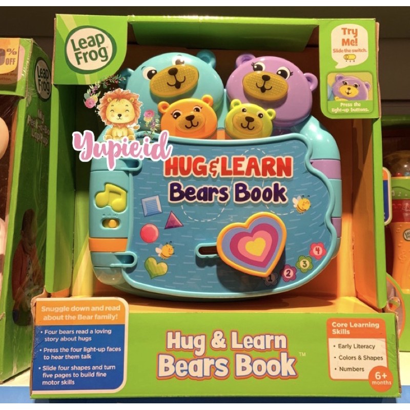leapfrog hug and learn bears book