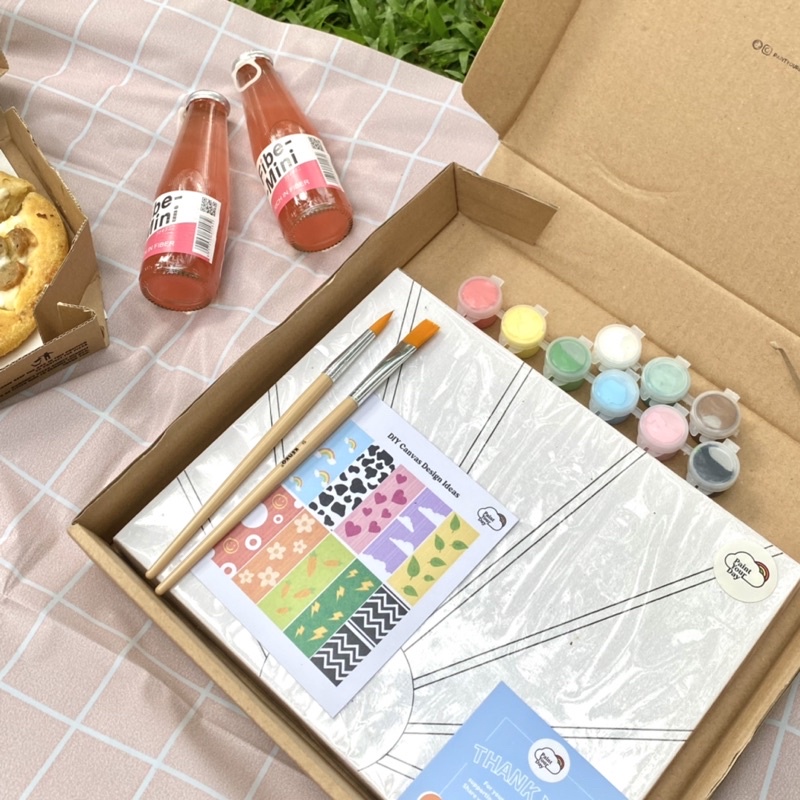 

DIY Painting Kit | PaintYourDay | Set Alat Melukis | Paket Kanvas lukis kuas dan cat