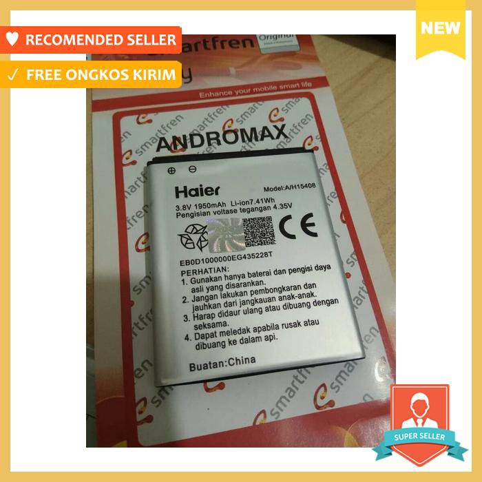 Original Baterai Batre Battre Smartfren Andromax A16C3H 4G Lte 4Glte - Baterai Handphone