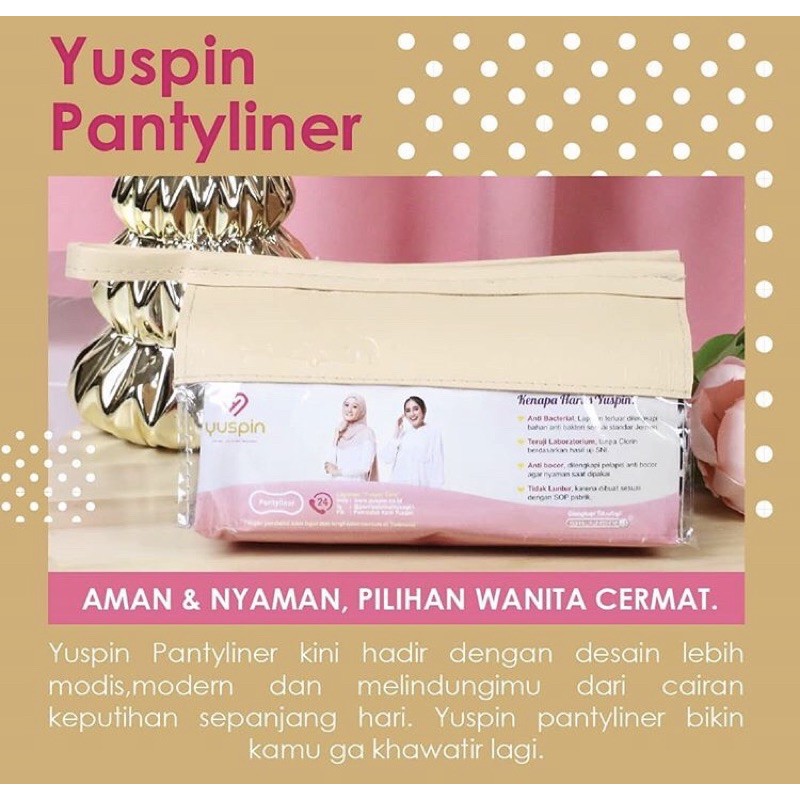 Pembalut Kain Yuspin Pantyliner | Pembalut Sehat | Menspads | Pembalut Cuci Ulang