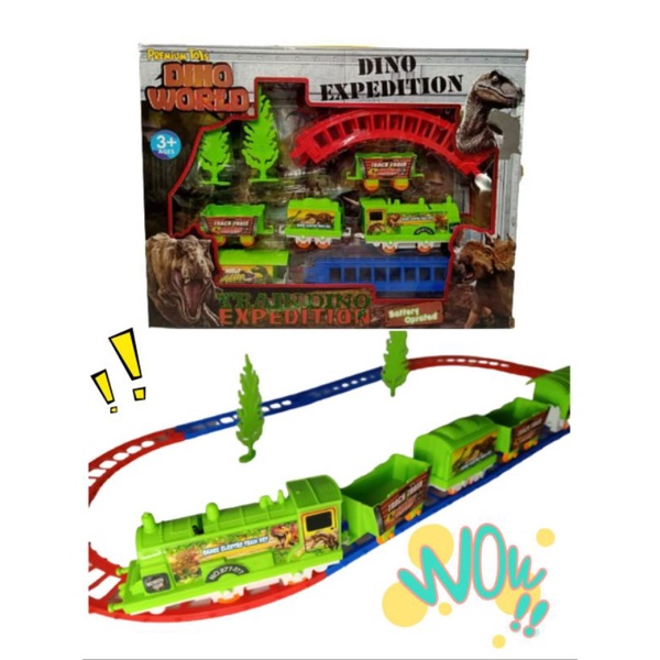 Mainan Kereta Api Dino Word / Train Dino Expedition