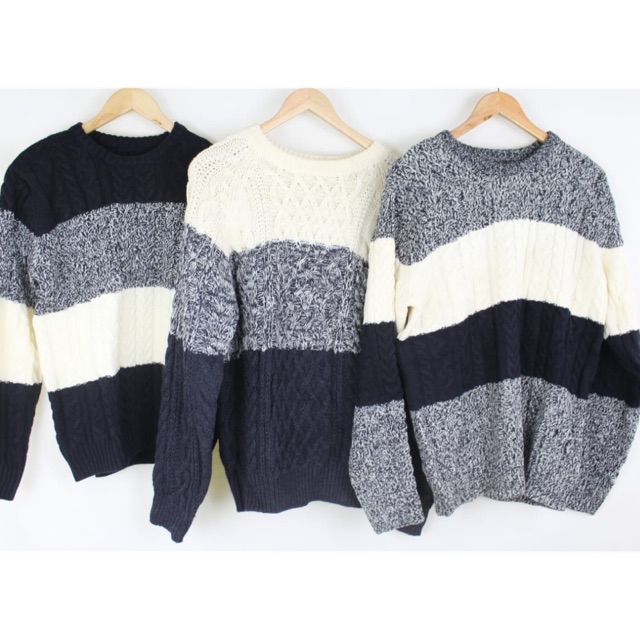 Sweater Rajut Wool Musim Dingin Infinity Baju Winter Okky