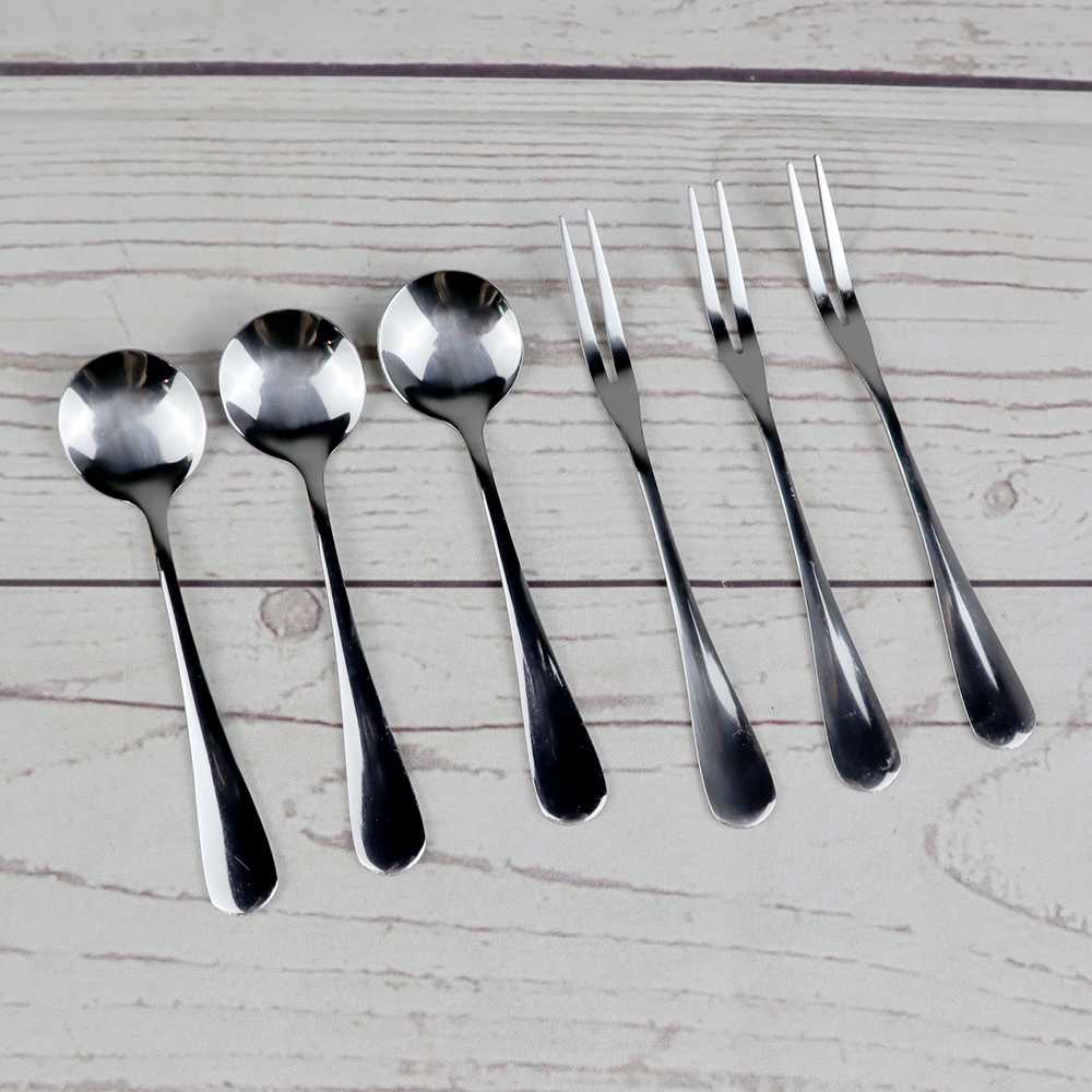 Sendok Garpu Elegant Swan Flatwares Base Stainless Steel NP311