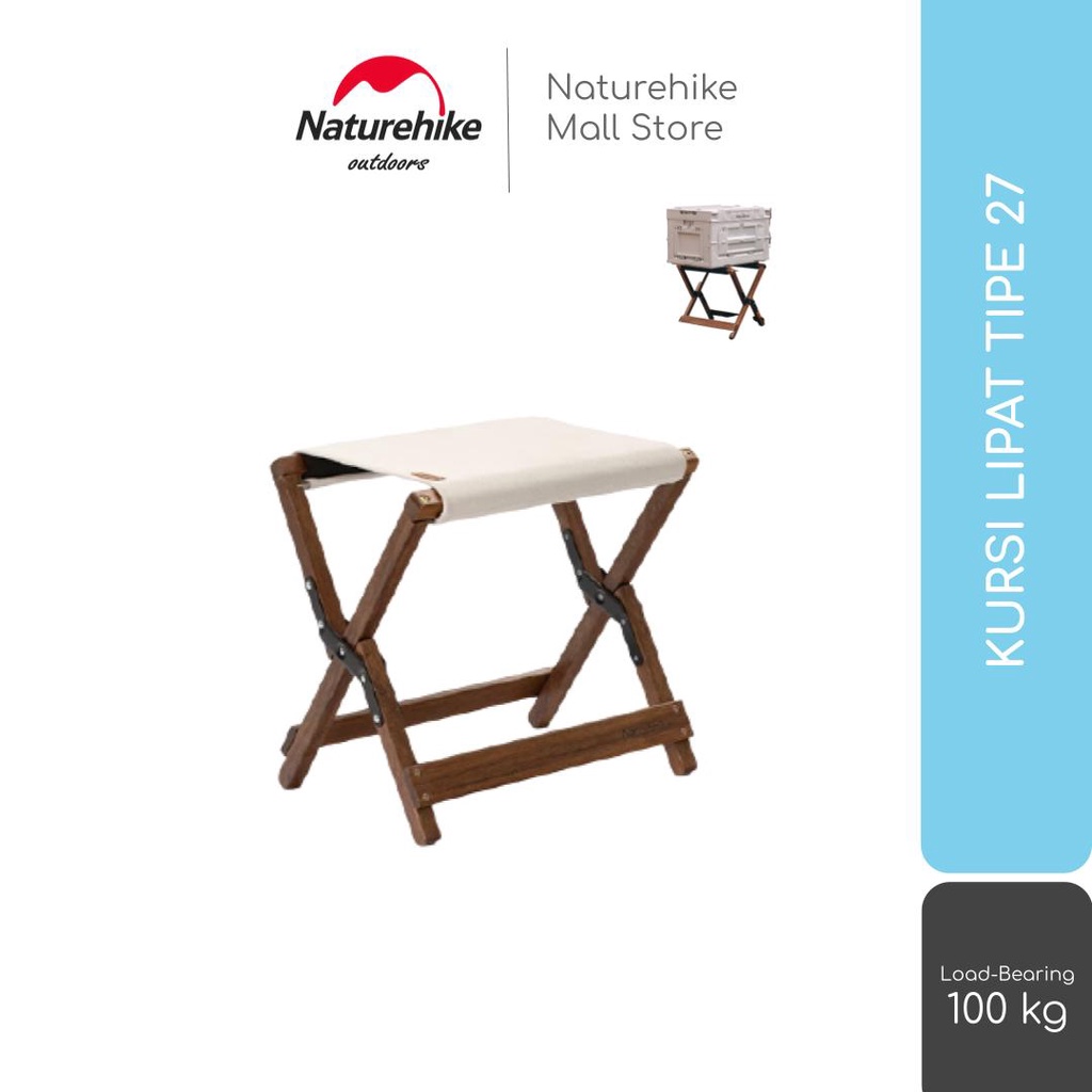 KURSI LIPAT NATUREHIKE NH20JJ014 TIPE 27 CAMPING MANCING PORTABLE