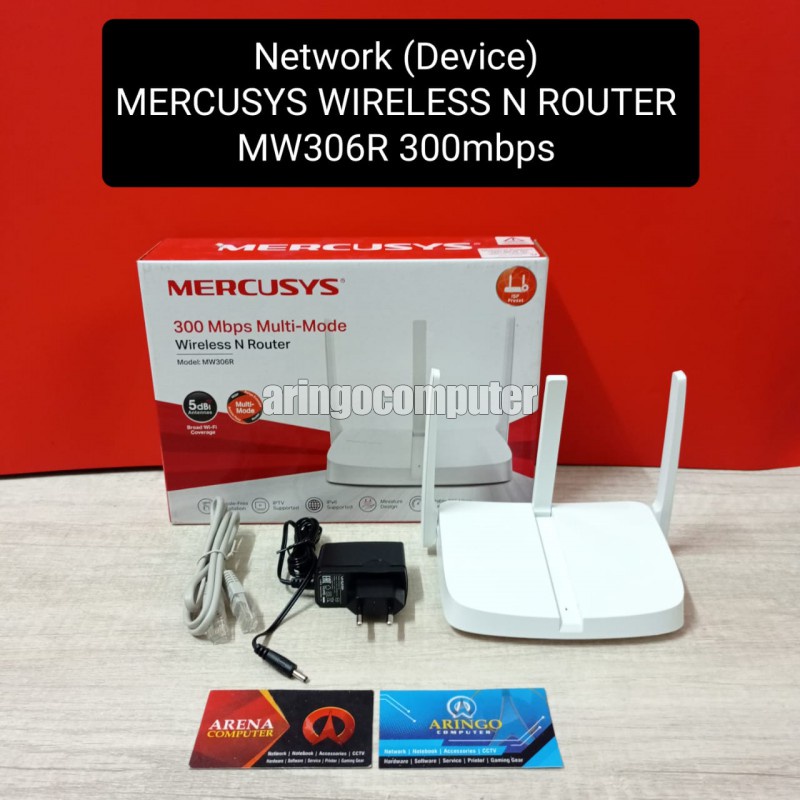 Network (Device) MERCUSYS WIRELESS N ROUTER MW306R 300mbps