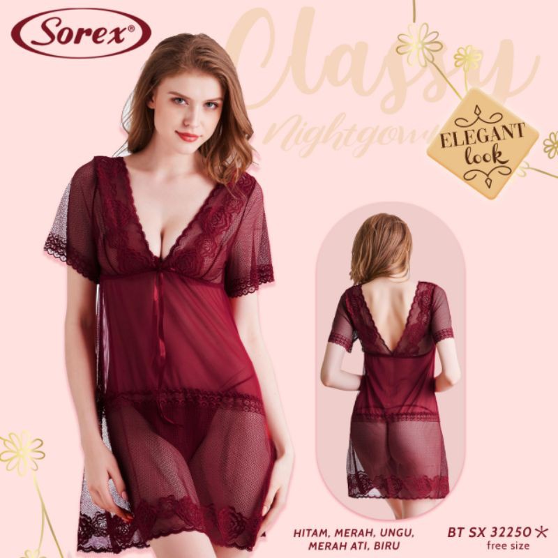 Transparan Lingerie M L XL Baju Tidur Premium Seksi Cantik Hot sorex art 32250