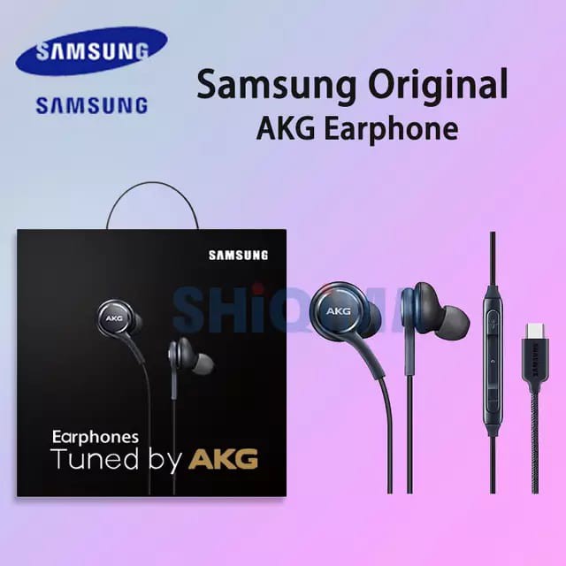 ORIGINAL Handsfree Headset Earphone AKG USB TYPE C Samsung  S21 S22 S23 Ultra Note 10 Plus