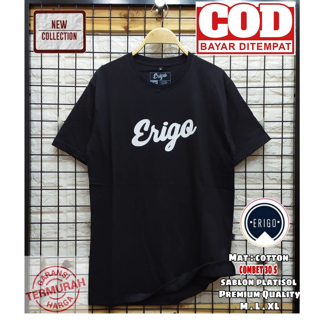 Kaos ERIGO APPAREL JAPAN TOKYO OSAKA T-shirt Premium Distro Baju Tshirt Cotton Combed 30s Murah v5