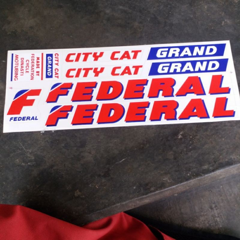 STIKER SEPEDA FEDERAL