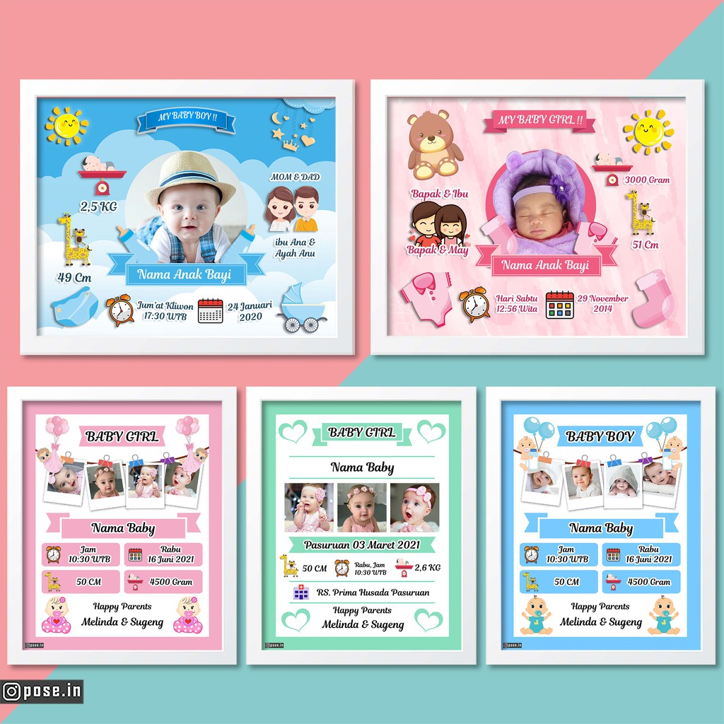 EDIT FOTO BIODATA BAYI SOFTCOPY