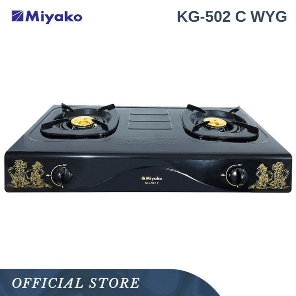 Miyako KG-502-CWYG Kompor Gas 2 Tungku Wayang