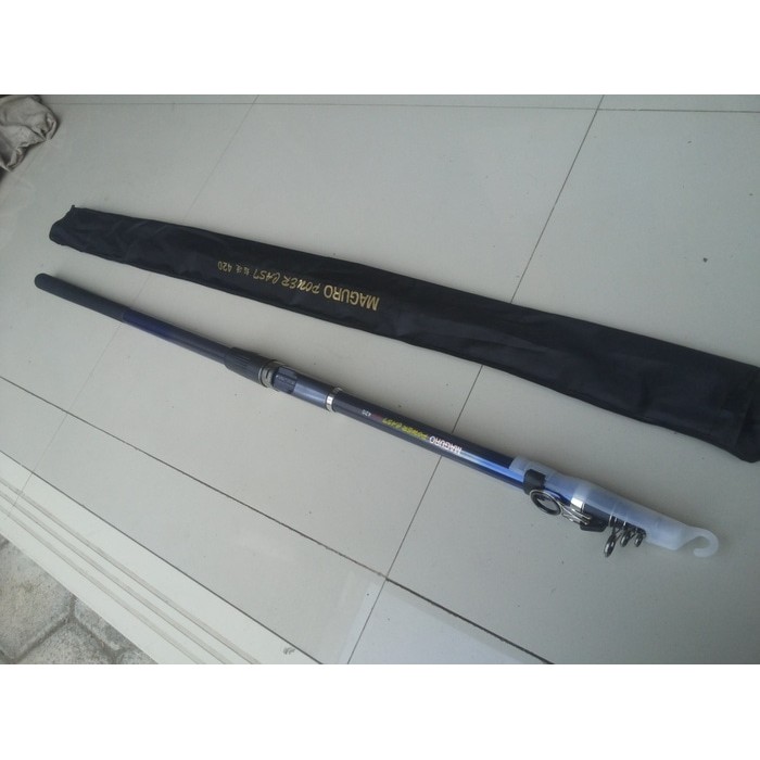 Alat Mancing Joran Laut Maguro Power Cast 420 Cm Line 15-20 Lb