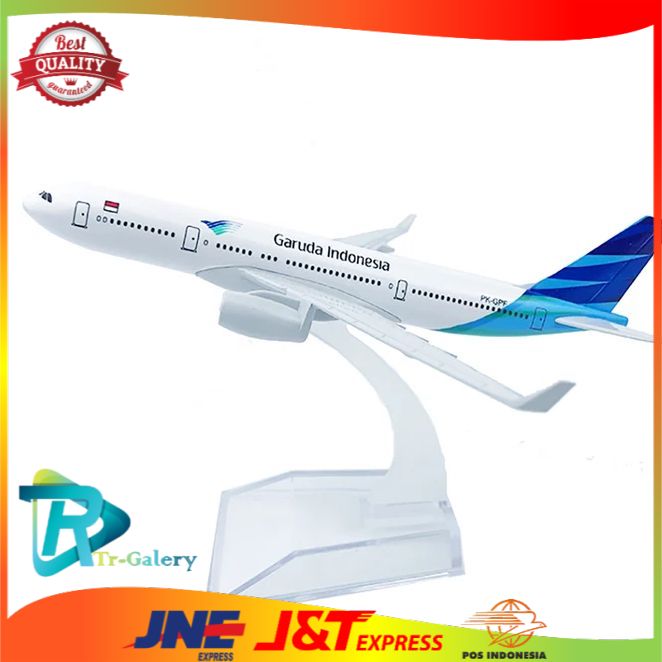 Pajangan Mainan Miniatur Diecast Pesawat Garuda Indonesia