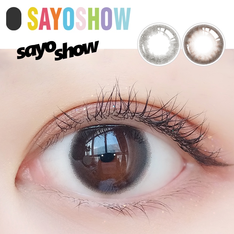 SAYOSHOW 1 PCS/SEBELAH MATA ( HANYA 1 PCS ) - Softlens O Seri Normal, Minus 1.00 S/D 8.00 (14 mm)